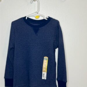 Navy Blue Long Sleeve Tees Comfortable Collection